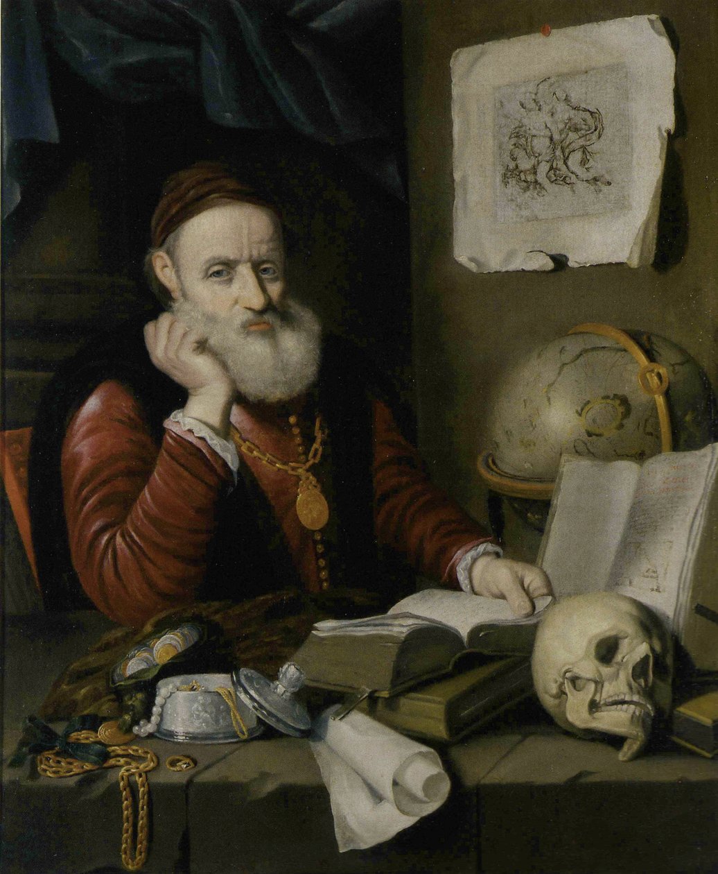 Exilium Melancholiae door Bartholomäus Hopfer