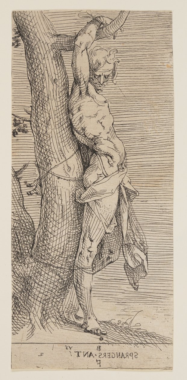 Sint Sebastiaan door Bartholomaeus Spranger