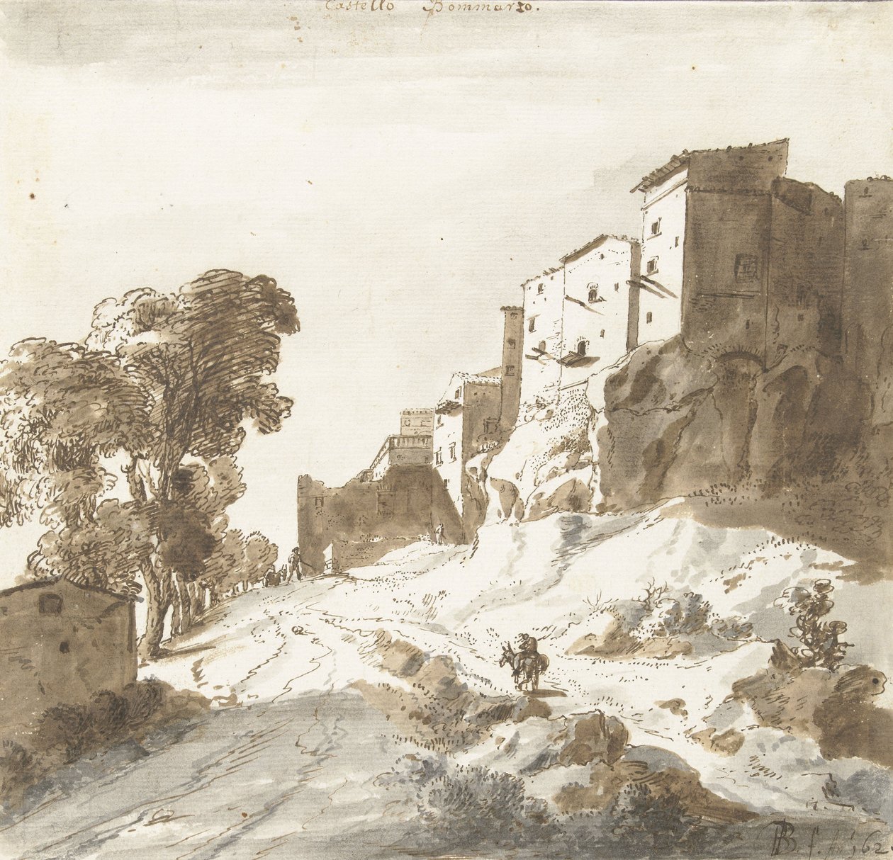 Castello Bomarzo, 1625 door Bartholomeus Breenbergh