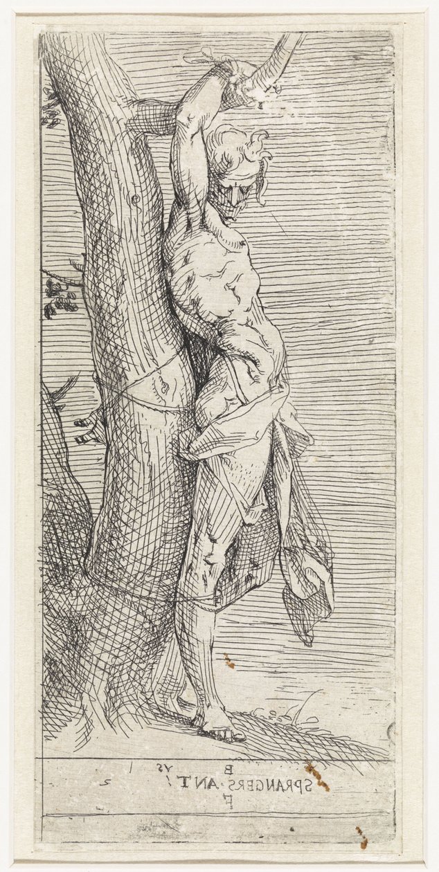 Martelaarschap van de H. Sebastiaan door Bartholomeus Spranger