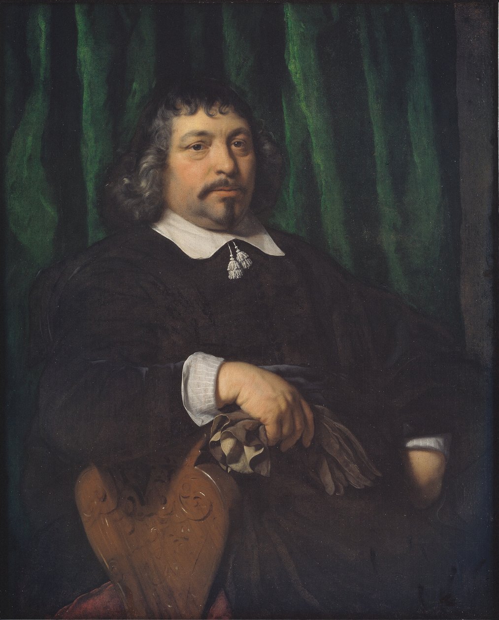 Portret van een man door Bartholomeus van der Helst