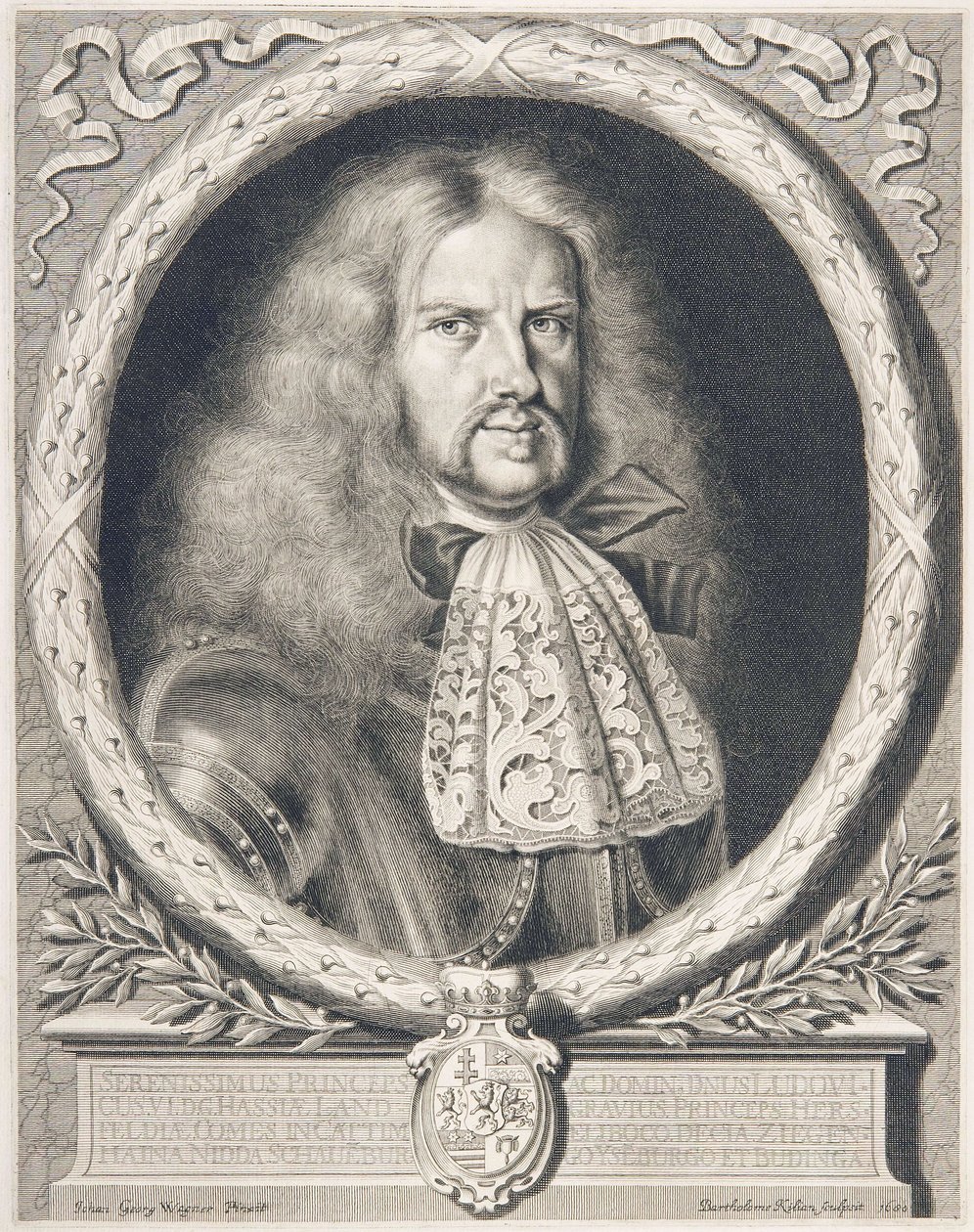 Ludwig VI. (1630–1678), Landgraaf van Hessen-Darmstadt 1661–1678 door Bartholomäus Kilian