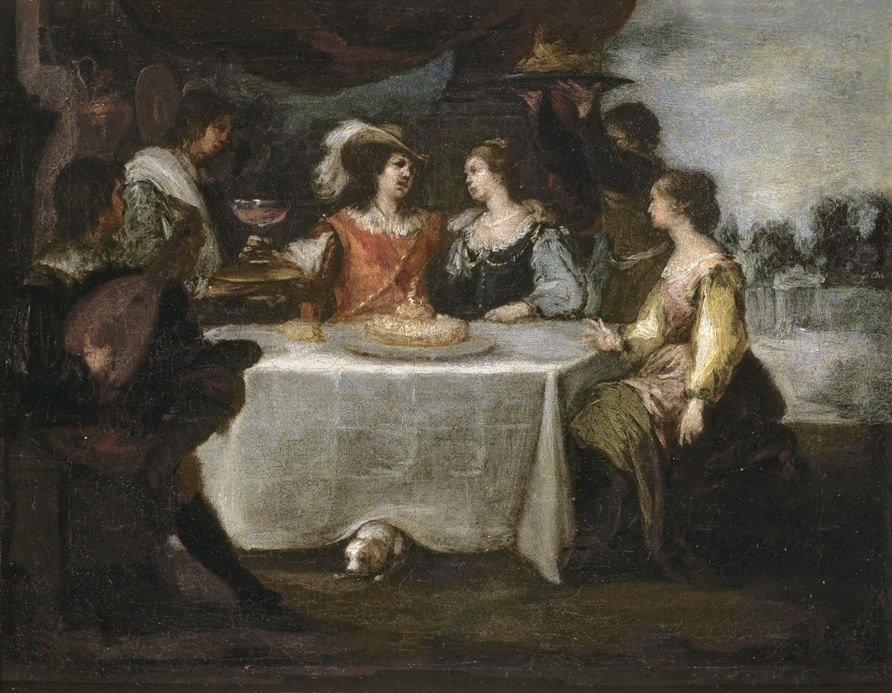 De verkwisting van de verloren zoon door Bartolomé Esteban Murillo