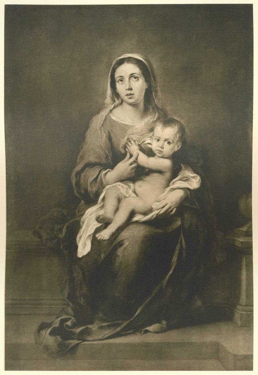 Maria met het kind door Bartolomé Esteban Murillo