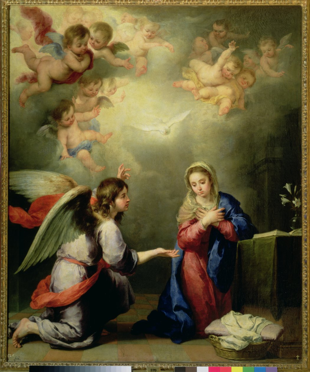 De Annunciatie, 17e eeuw door Bartolomé Esteban Murillo