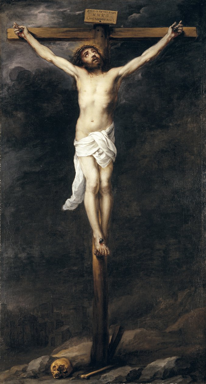 Christus aan het Kruis, 1660-70 door Bartolomé Esteban Murillo