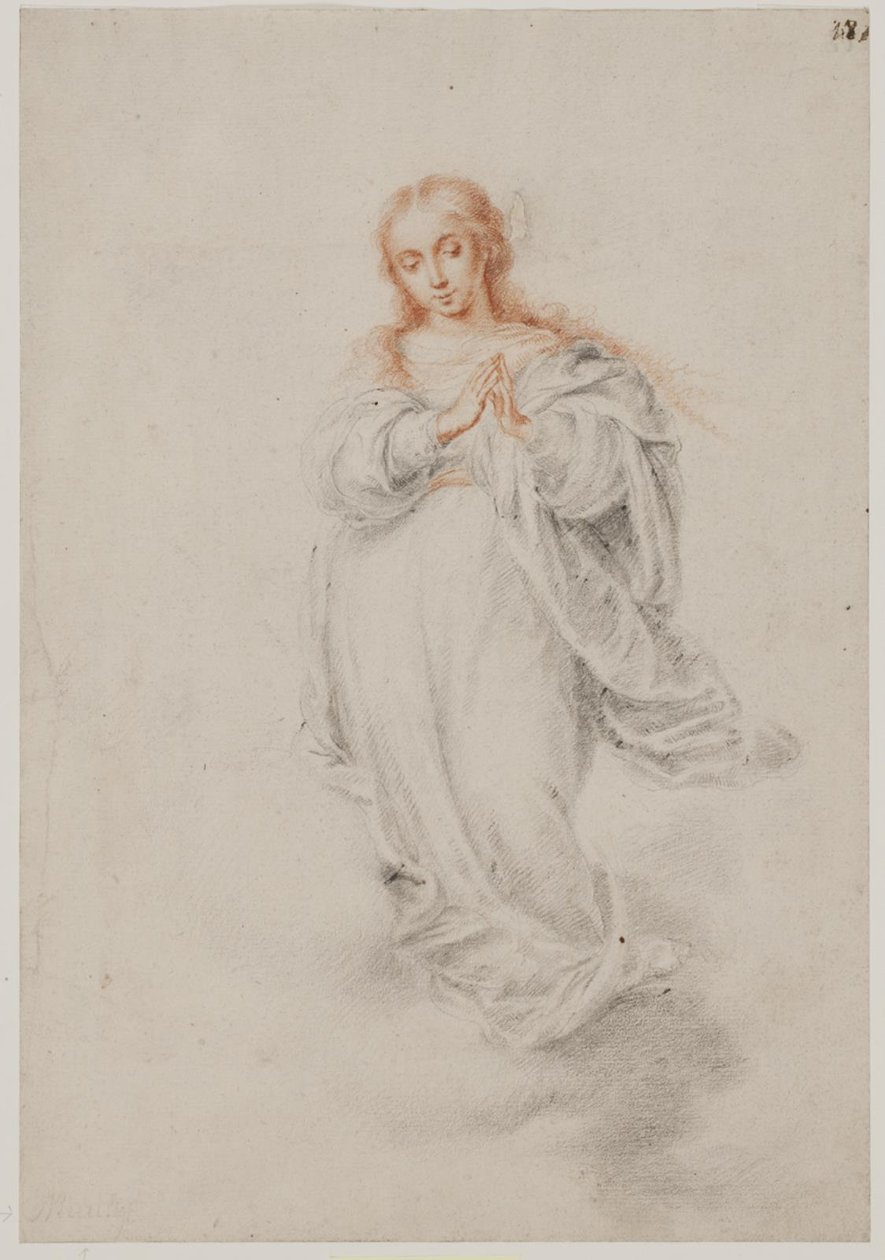 De onbevlekte ontvangenis, Maagd Maria door Bartolomé Esteban Murillo