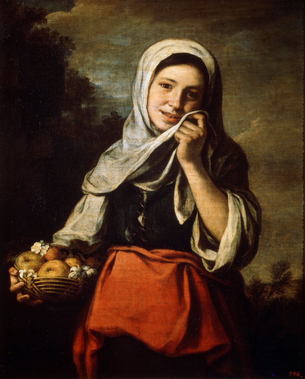 Meisje dat fruit verkoopt, ca. 1650-1660 door Bartolomé Esteban Murillo