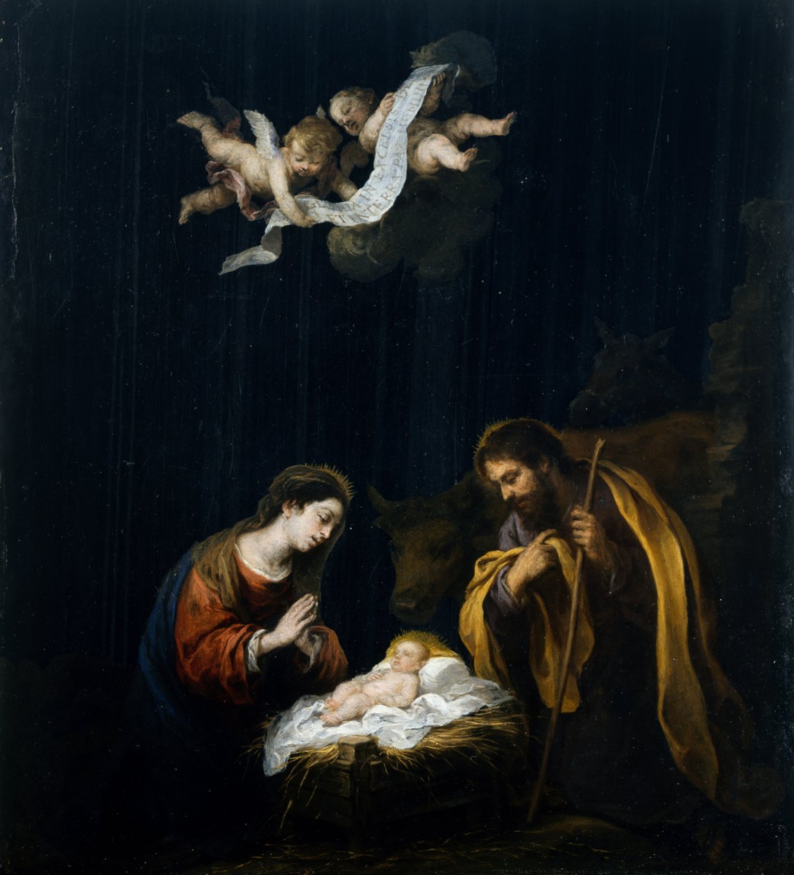 De Geboorte van Christus door Bartolomé Esteban Murillo