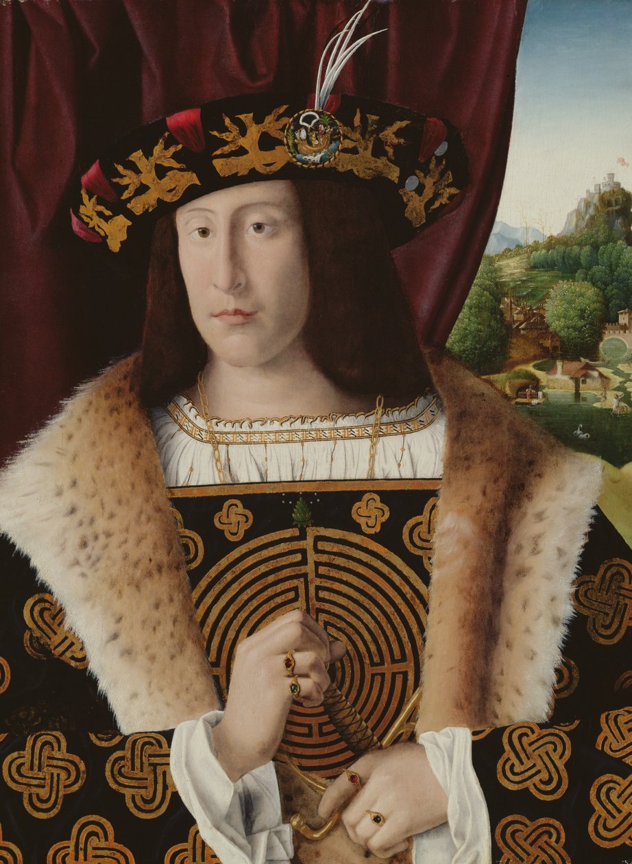 Portret van een man door Bartolomeo Veneto
