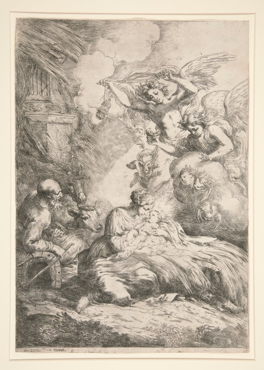 De Geboorte door Bartolomeo Biscaino