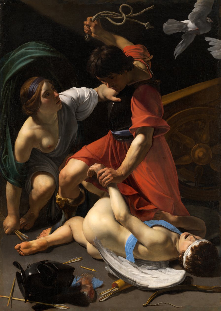 Cupido Gestraft, 1613 door Bartolomeo Manfredi