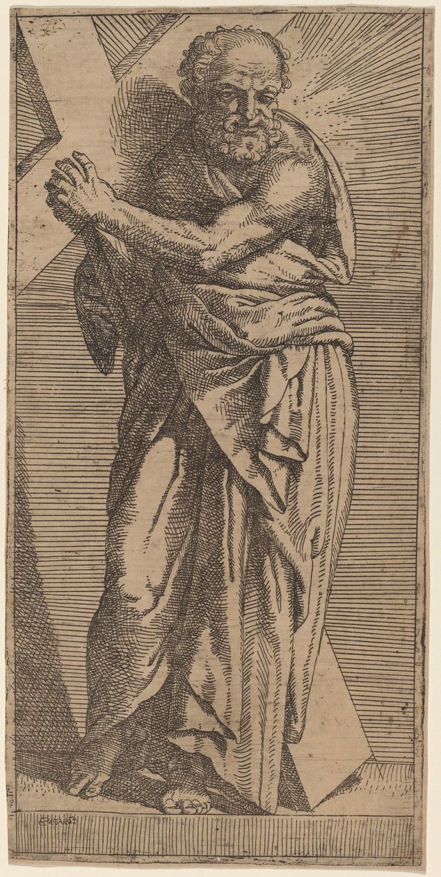 Sint Andreas door Bartolomeo Passarotti