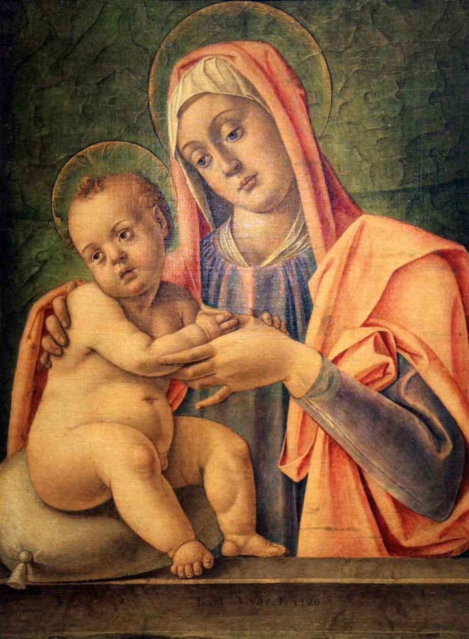 Madonna en Kind door Bartolomeo Vivarini