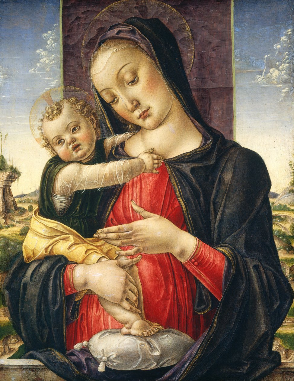 Madonna en Kind, ca. 1475 door Bartolomeo Vivarini
