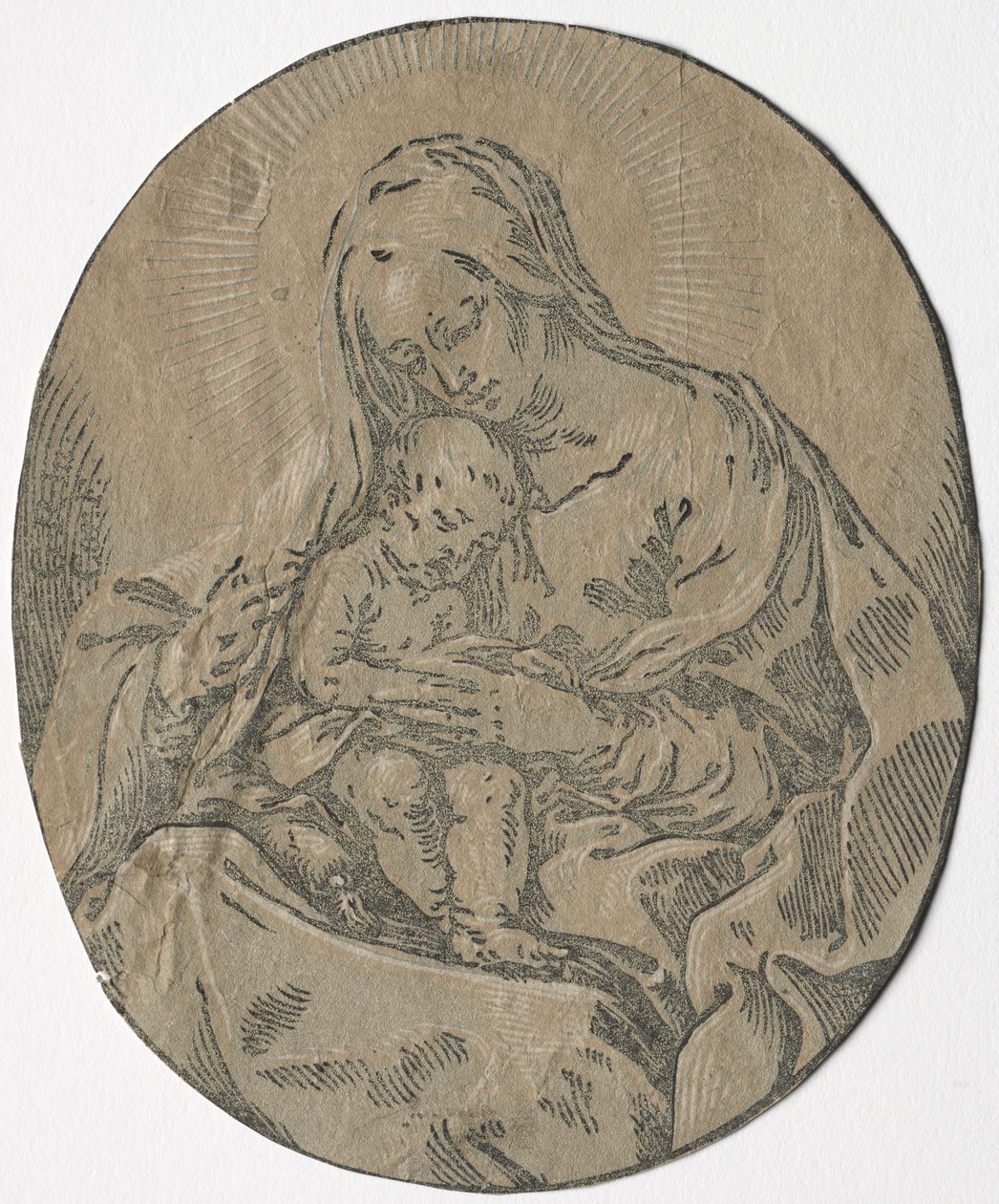 Madonna en Kind door Bartolommeo Coriolano