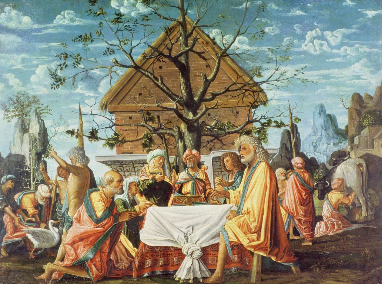 Philemon en Baucis, ca. 1500 door Bartolommeo Suardi Bramantino