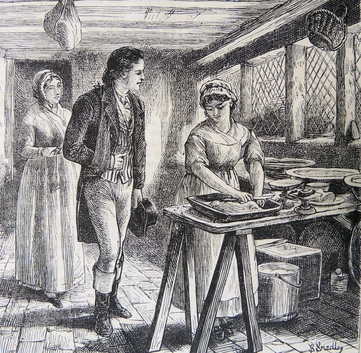 Hetty Sorrel, 1859 door Basil Bradley