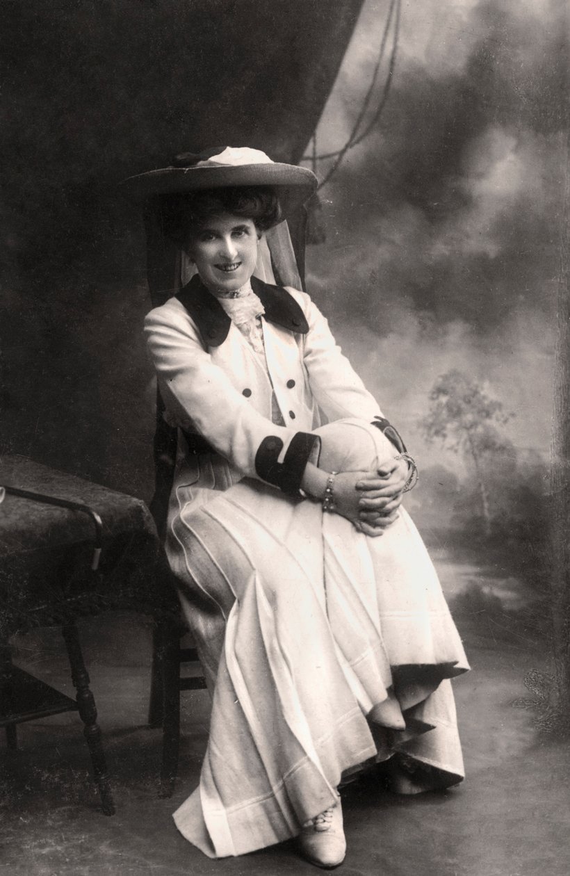 Decima Moore 1871-1964, Engelse actrice, 1907 door Bassano Studio