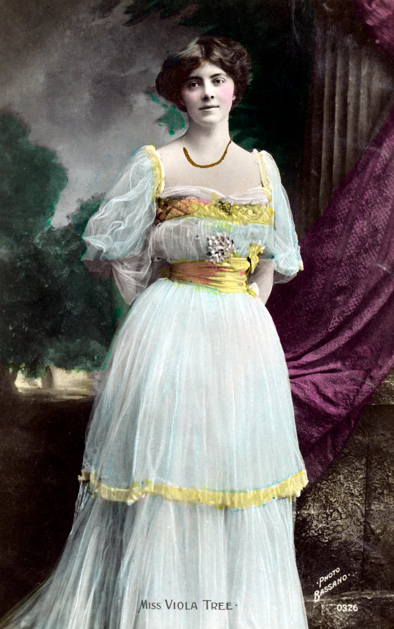 Viola Tree 1885-1938, Engelse actrice, 1906 door Bassano Studio