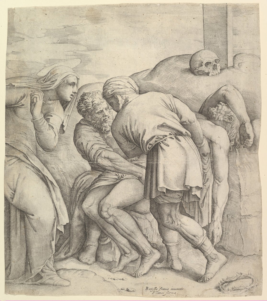 De Graflegging door Battista Franco Veneziano