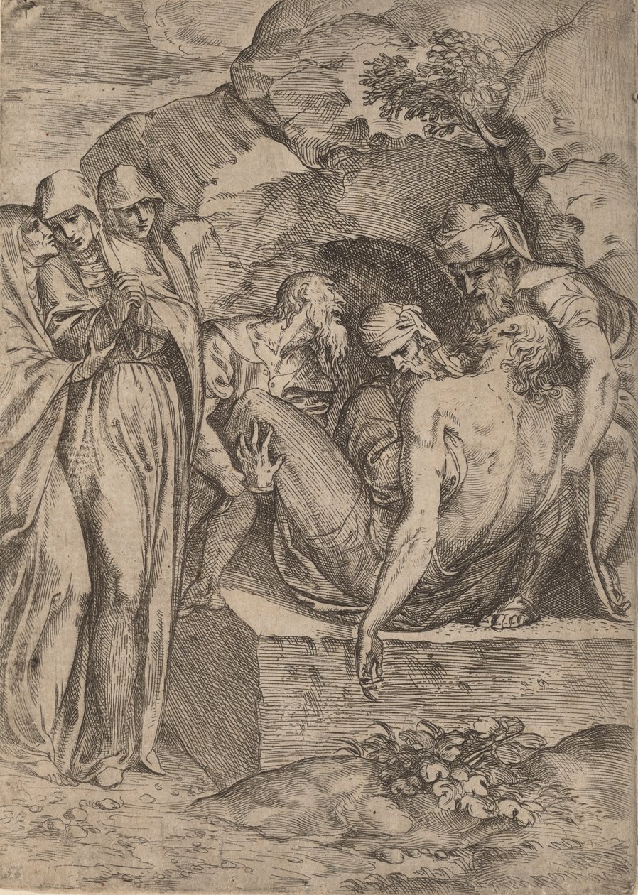 De graflegging, 1515-1573 door Battista del Moro