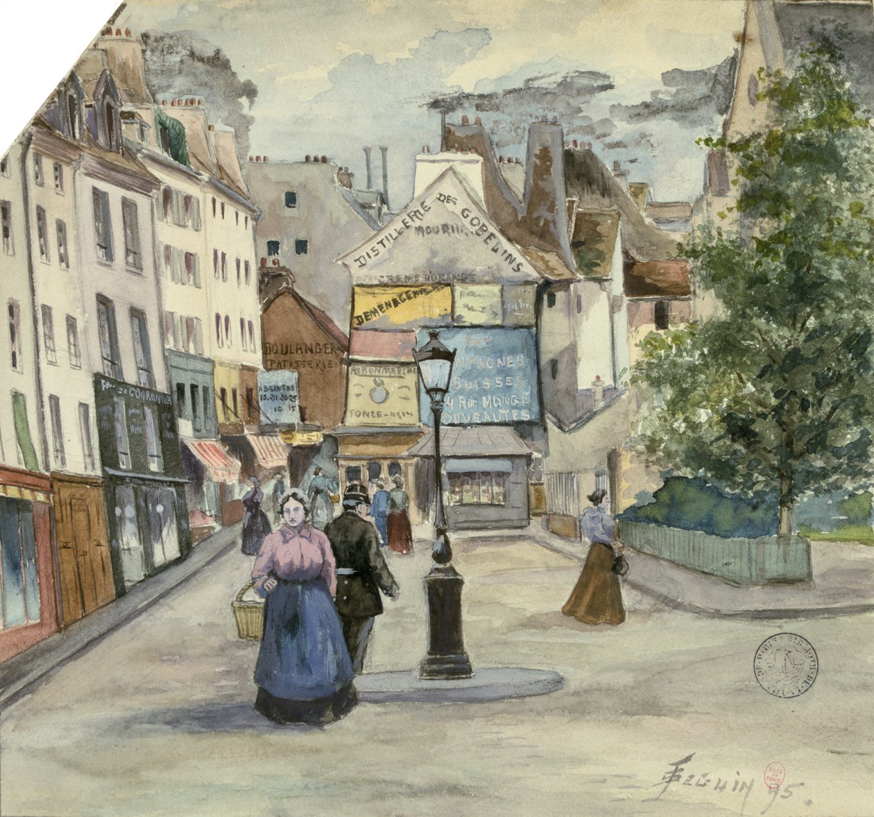 Parijs, 1895 door Beguin