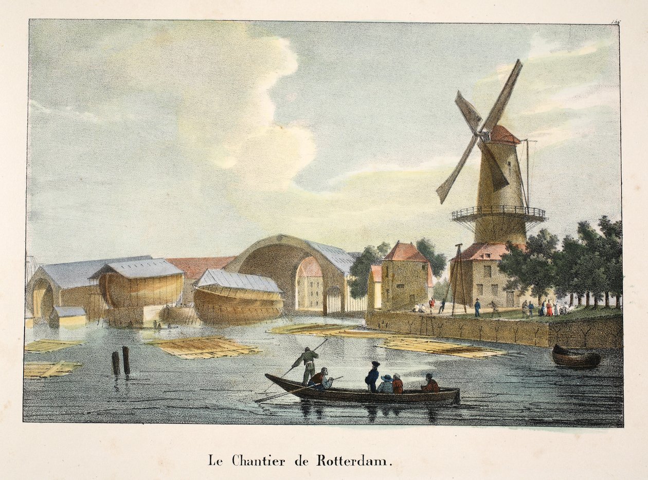 De Werf van Rotterdam, ca. 1895 door Belgian School