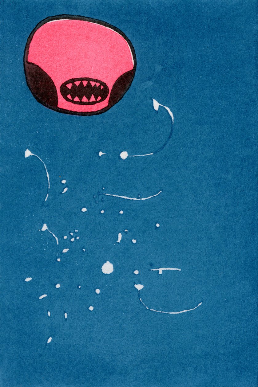 Zaadpod-ruimtemonster, 2013 door Bella Larsson