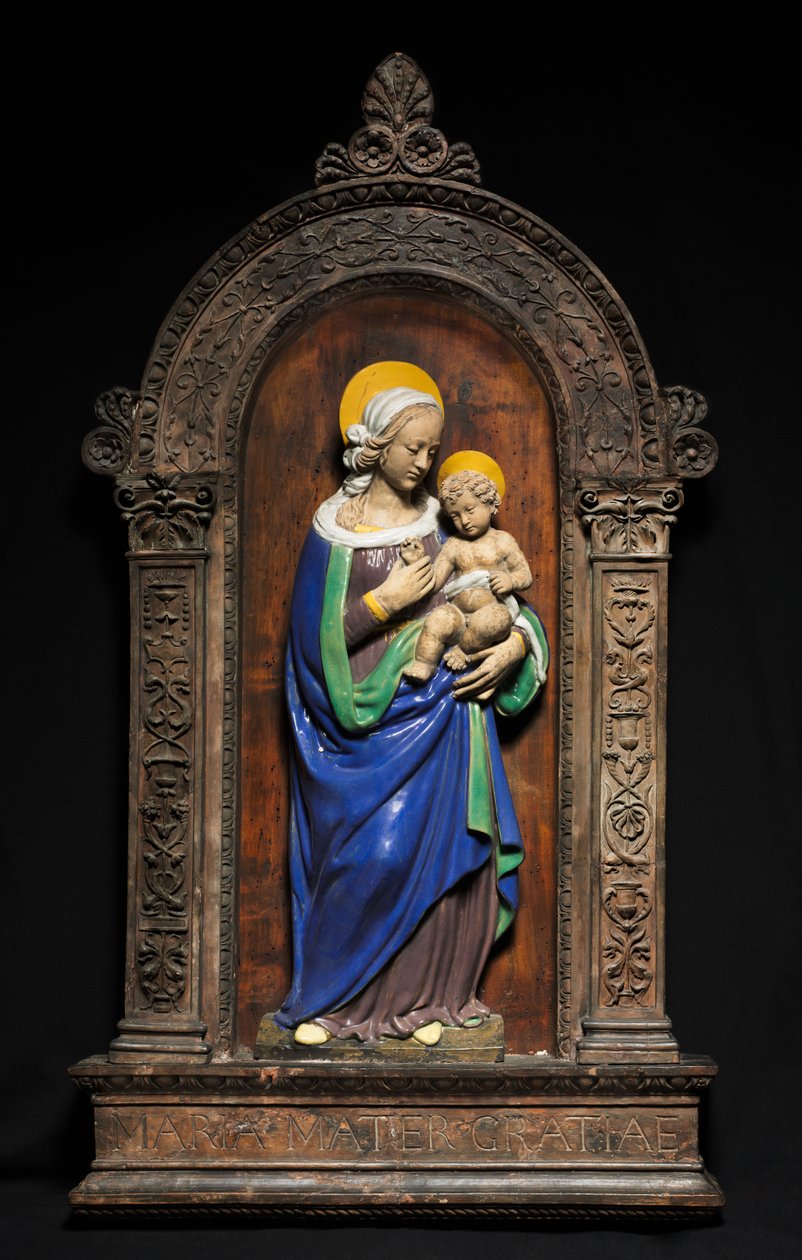 Maagd en Kind, 1500-1510 door Benedetto Buglioni