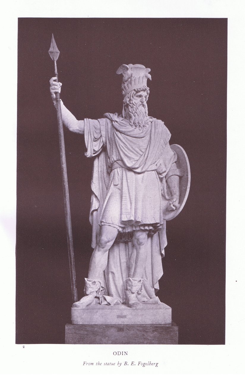 Odin (Standbeeld) door Bengt Erland Fogelberg