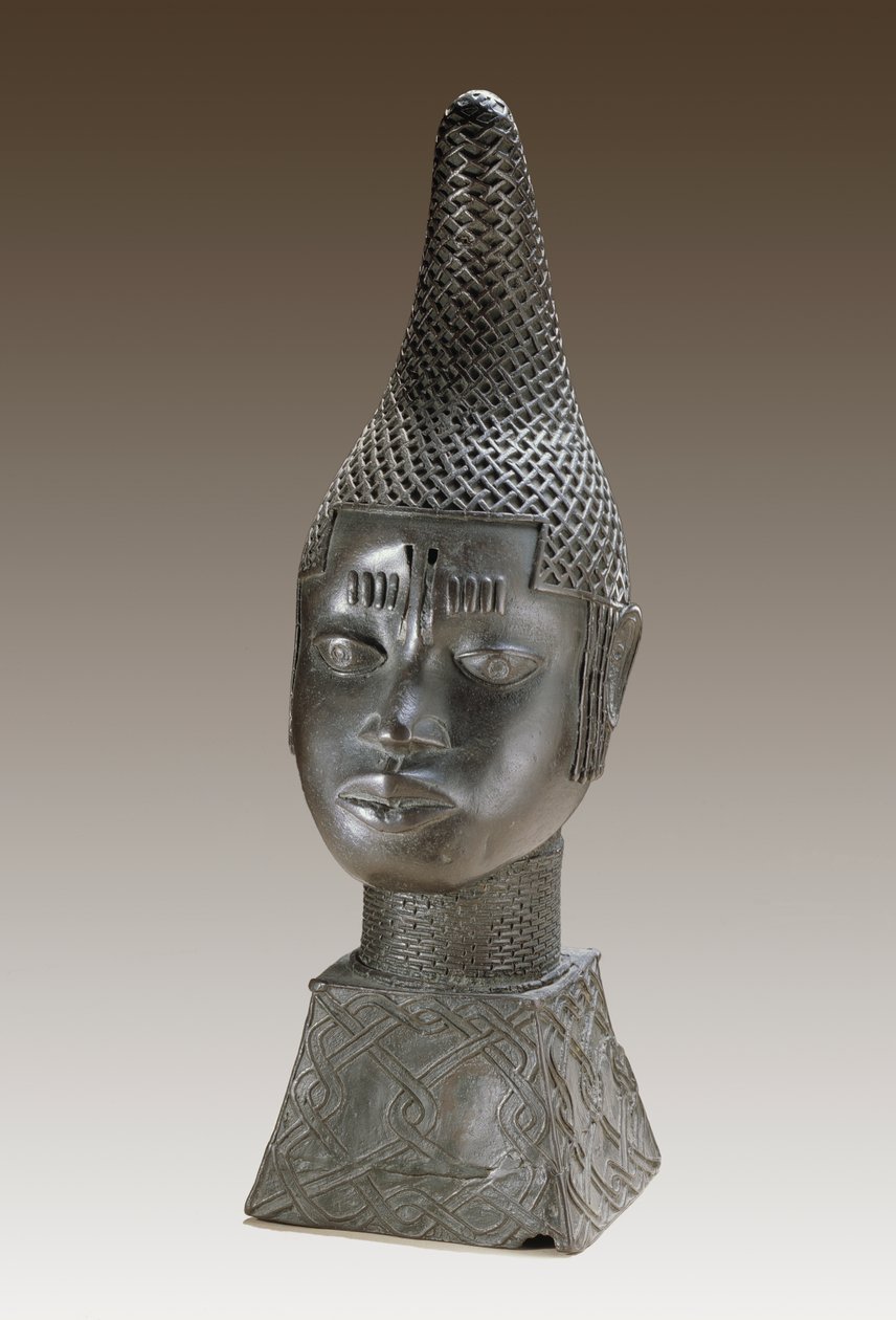 Koningin moeder hoofd (brons) door Benin