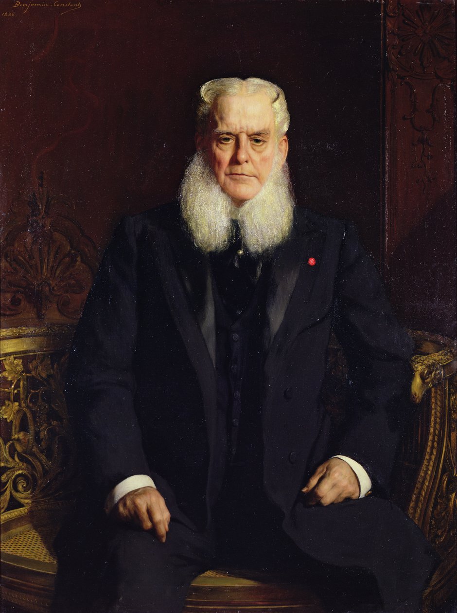 Portret van Alfred Chauchard door Jean Joseph Benjamin Constant