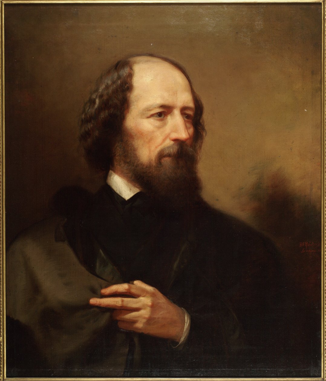Alfred, Lord Tennyson door Benjamin Franklin Reinhart