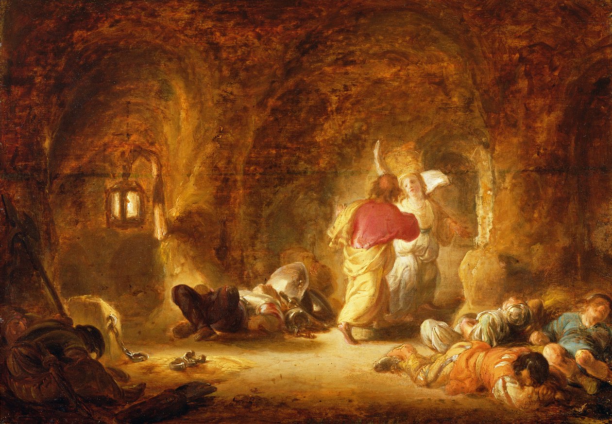 De Bevrijding van St. Peter door Benjamin Gerritsz. Cuyp