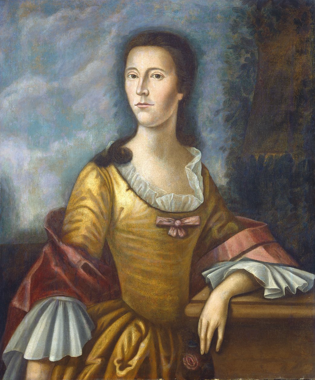 Mary Bethel Boude (mevrouw Samuel Boude), 1755-6 door Benjamin West