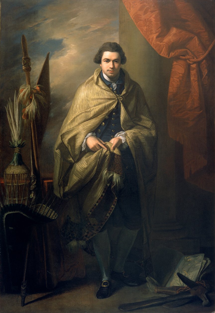 Sir Joseph Banks, 1773, Botanicus door Benjamin West