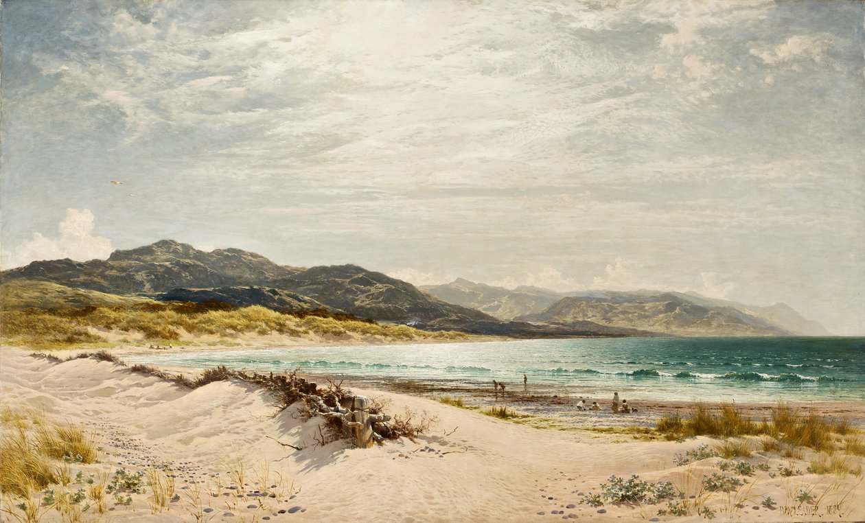 De Kust van Cambria, 1889 door Benjamin Williams Leader