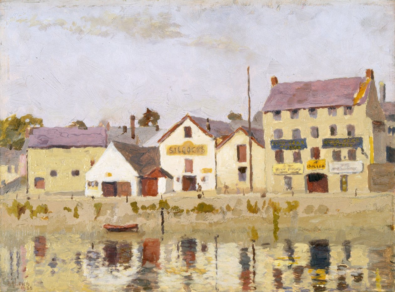 Carmarthen Quay, 1912-1938 door Benjamin Archibald Lewis
