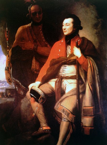 Guy Johnson door Benjamin West