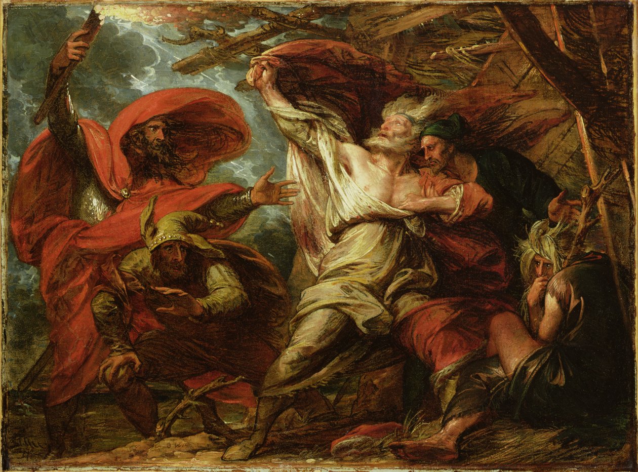 Koning Lear, c.1788 door Benjamin West