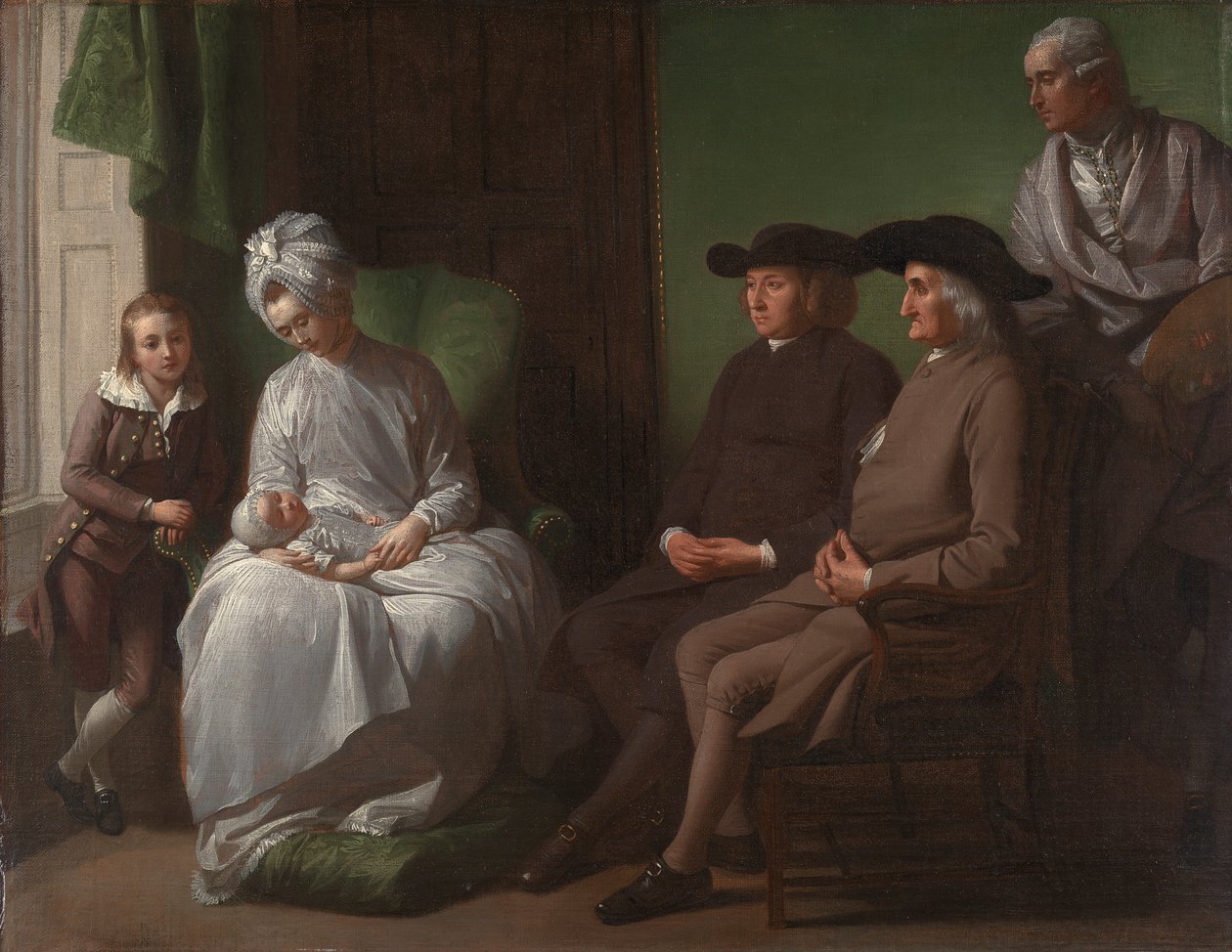 De Kunstenaar en Zijn Familie door Benjamin West