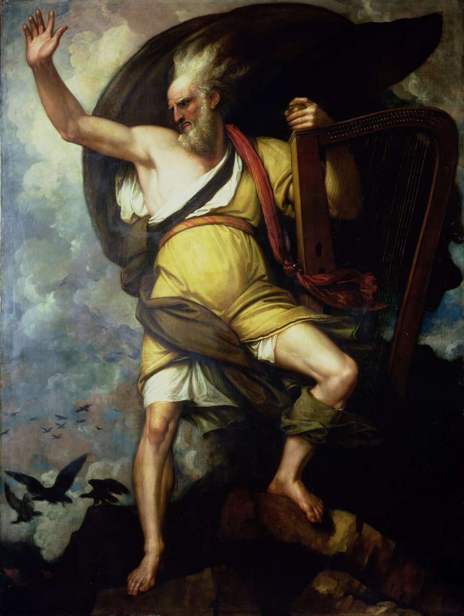 De Bard door Benjamin West
