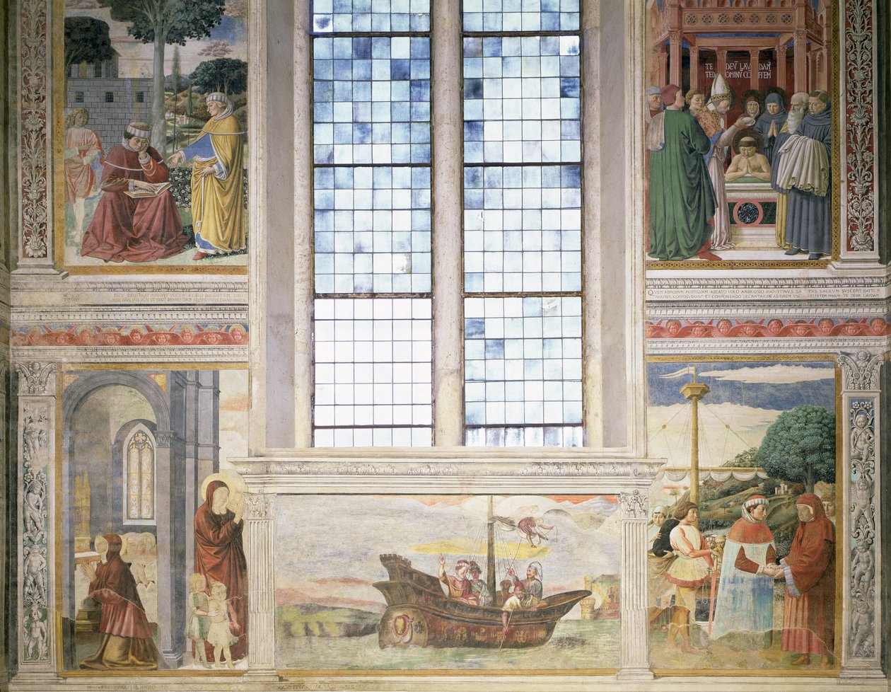 Episodes uit het Leven van St. Augustinus, 1463-65 door Benozzo di Lese di Sandro Gozzoli