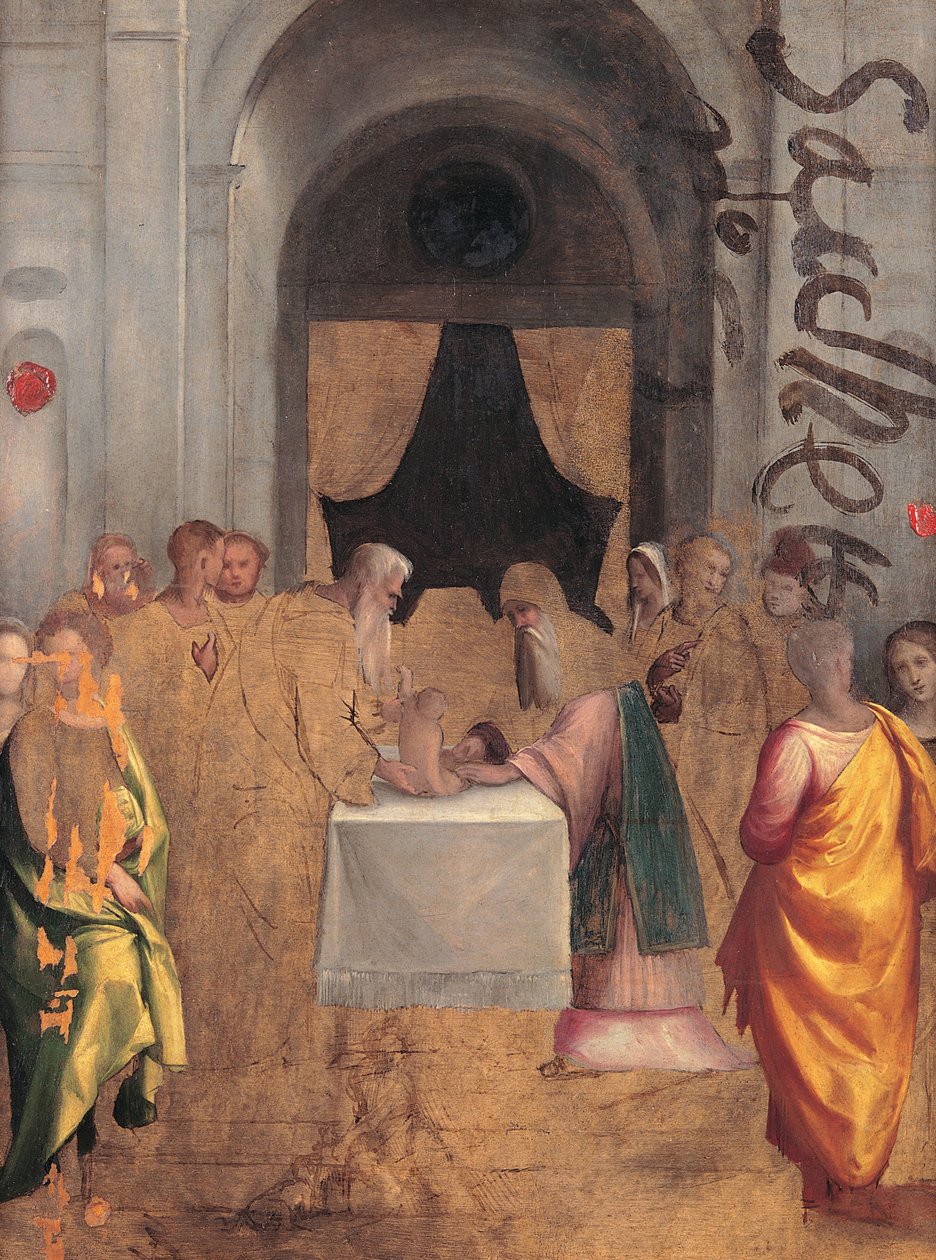 Presentatie in de Tempel door Benvenuto Tisi da Garofalo