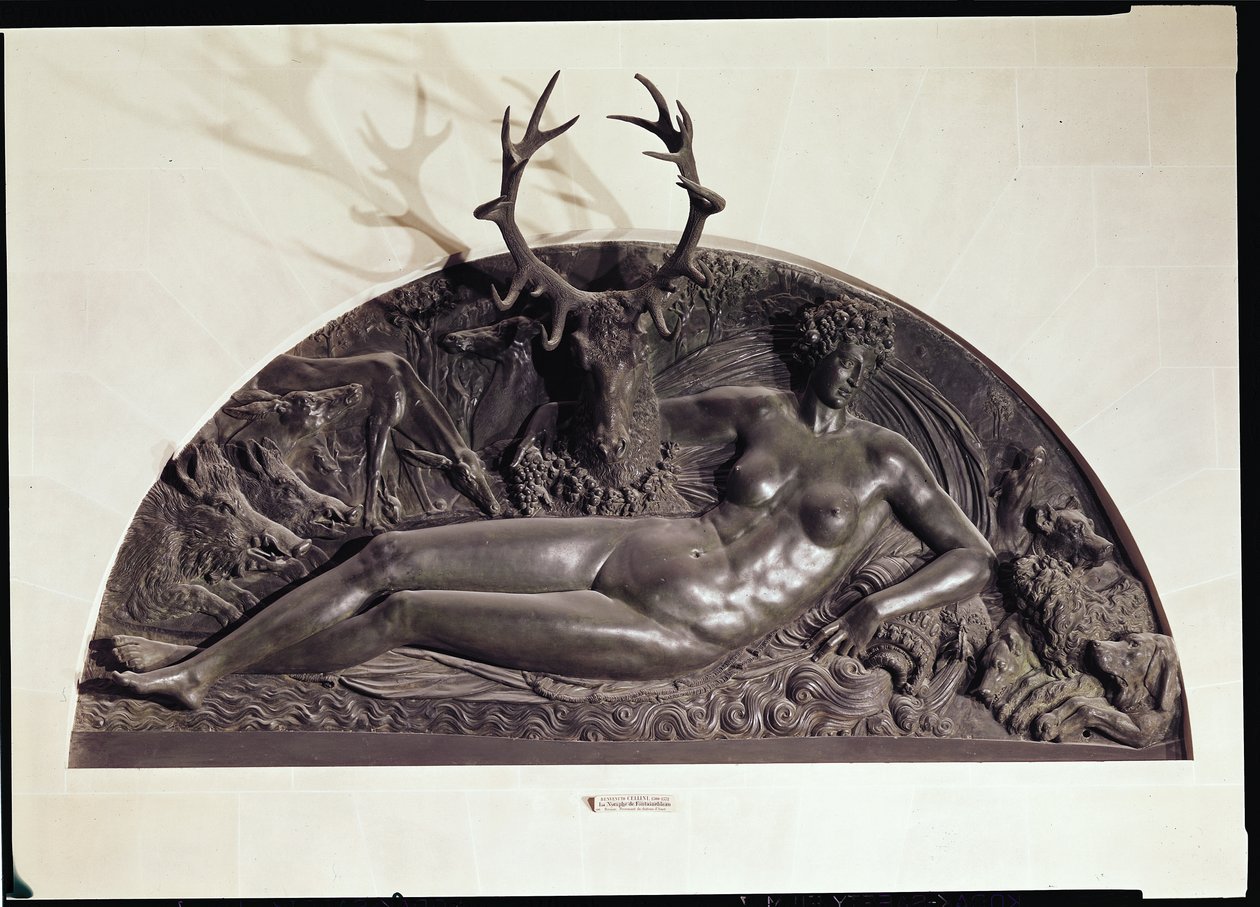 De nimf van Fontainebleau, 1542 door Benvenuto Cellini