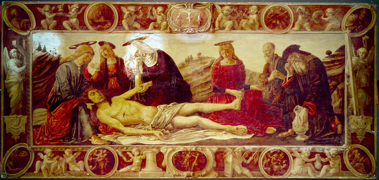 Graflegging van Christus door Benvenuto di Giovanni