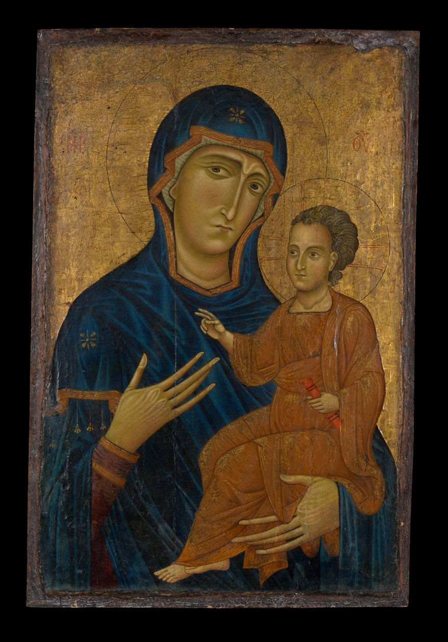Madonna met kind door Berlinghiero Berlinghieri