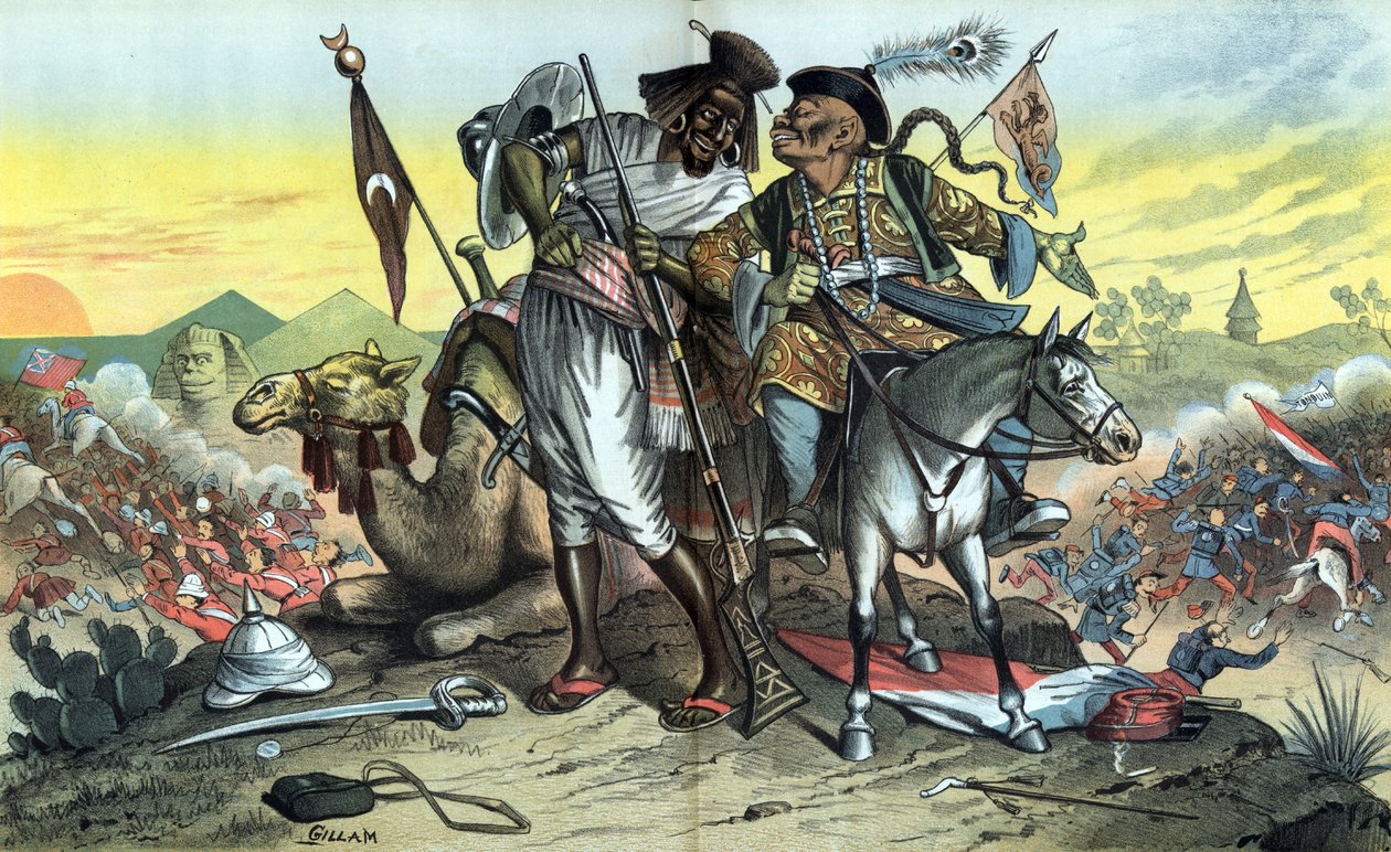 Een verrassing voor zichzelf, 1885 door Bernard Gillam