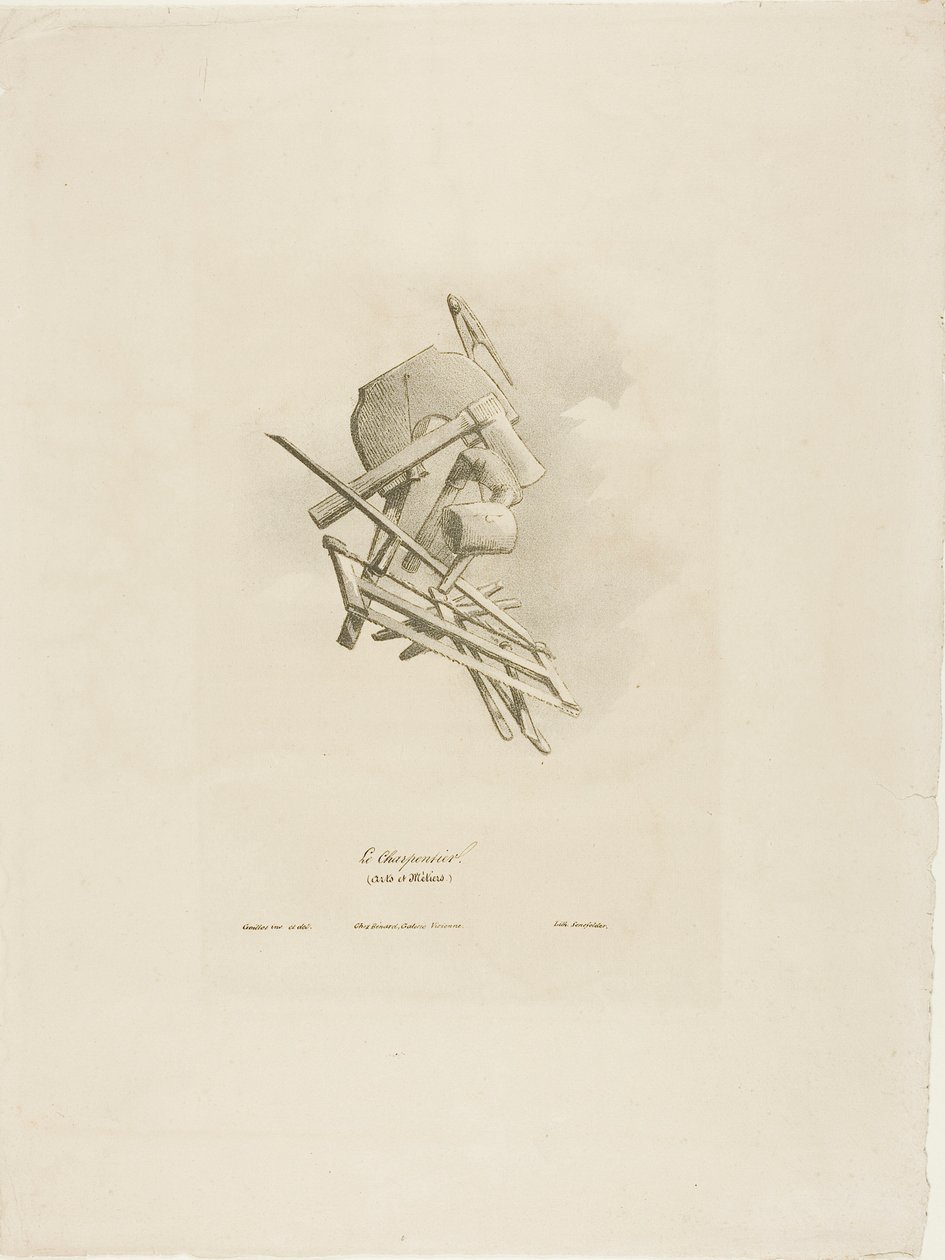 De timmerman, uit Arts et Métiers door Bernard Gaillot